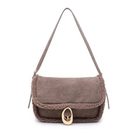 Zaria Taupe Shoulder Bag