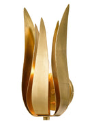 BROCHE 1 LIGHT SCONCE - ANTIQUE GOLD