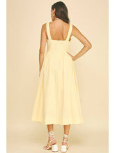 A-Line Poplin Midi Dress