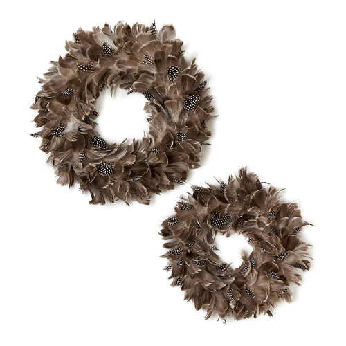 FEATHER WREATH-SMALL