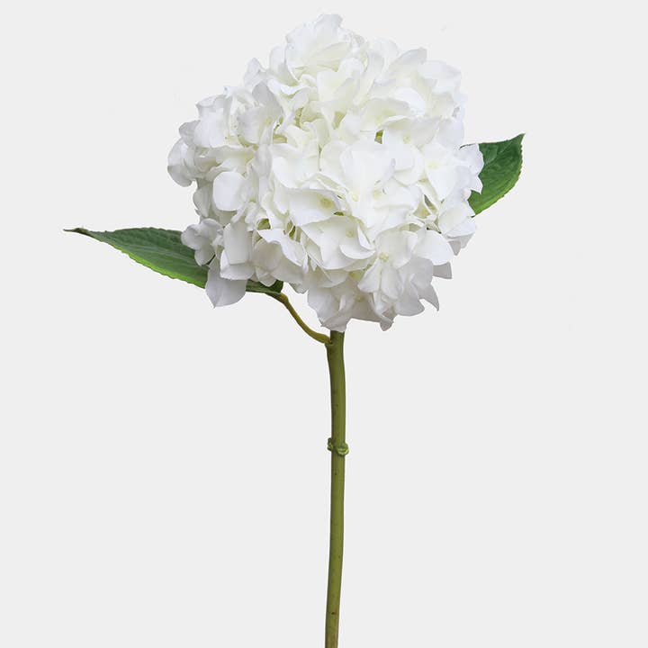 Real Touch White Hydrangea 18