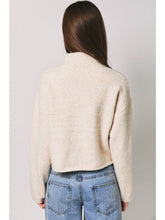 Mock Neck Front Pocket Cardigan