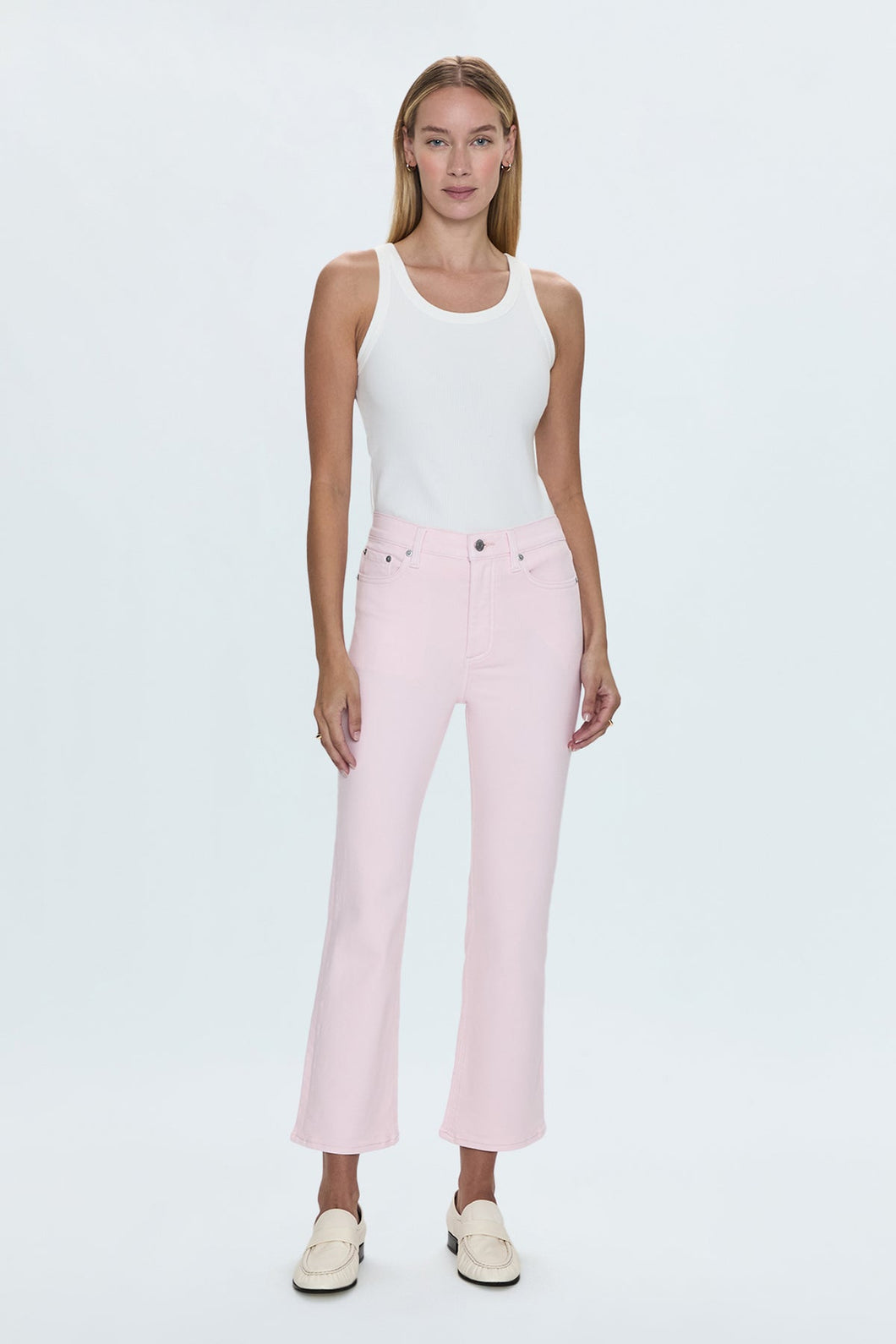 Lennon Blush Cropped Jean