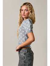 Puff Short Sleeve Polka Dot Cardigan