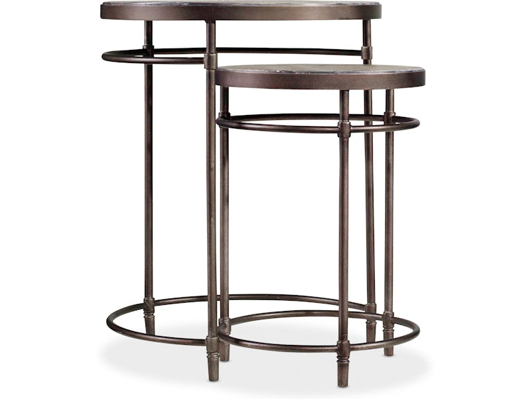 Saint Armand Nest of Tables, Antique Bronze