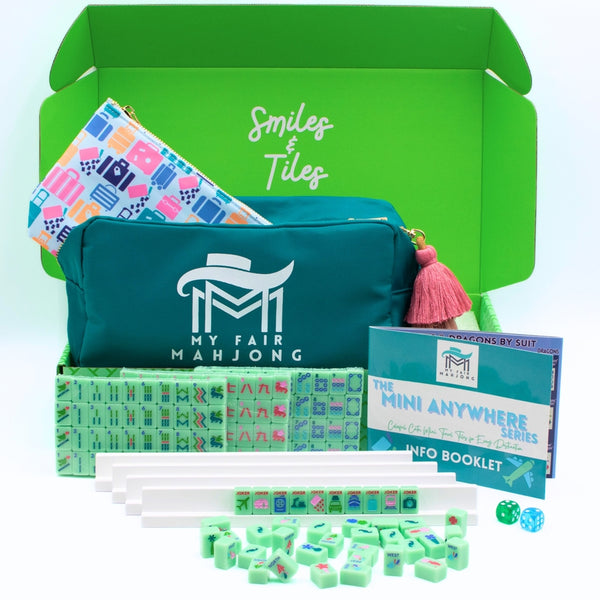 Mini Travel Mahjong-Green