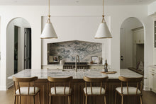 Broche 4 Light Antique Gold Pendant