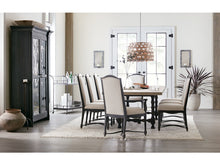 CIAO BELLA UPHOLSTERED BACK DINING ARM CHAIR