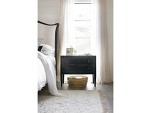 Ciao Bella Two Drawer Nightstand, Black