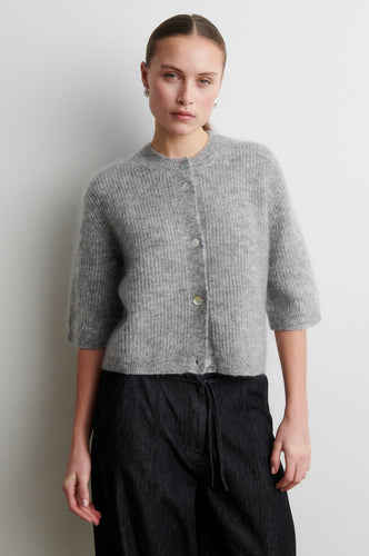 Andrea Knit Rib Cardigan