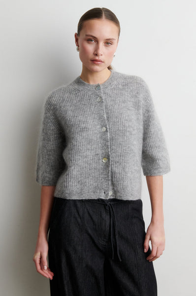 Andrea Knit Rib Cardigan