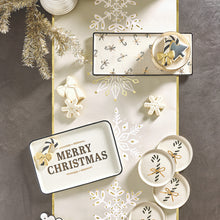 Candy Cane Ceramic Tray