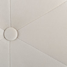 Flower White Vanity Stool