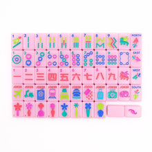 Mini Travel Mahjong-Pink