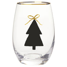 Bow Tree Stemless Wine Glass