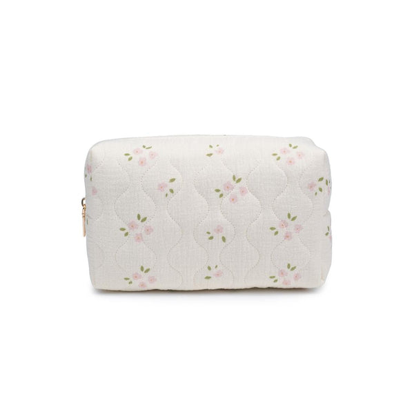 Pink Rose Makeup Bag