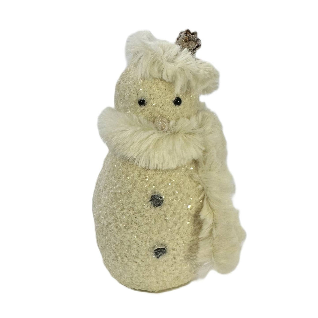 Snowy with Scarf and Beret Ornament