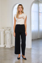 Sweater Knit Straight Pants