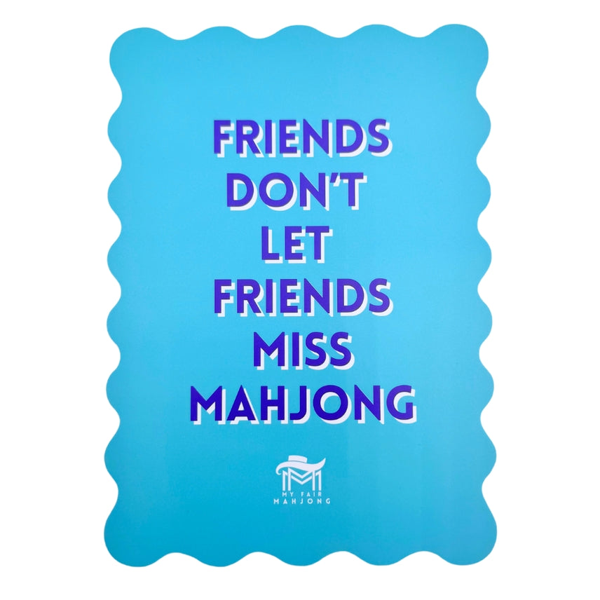 Mahjong Shuffle Card-Don't Let Friends Skip