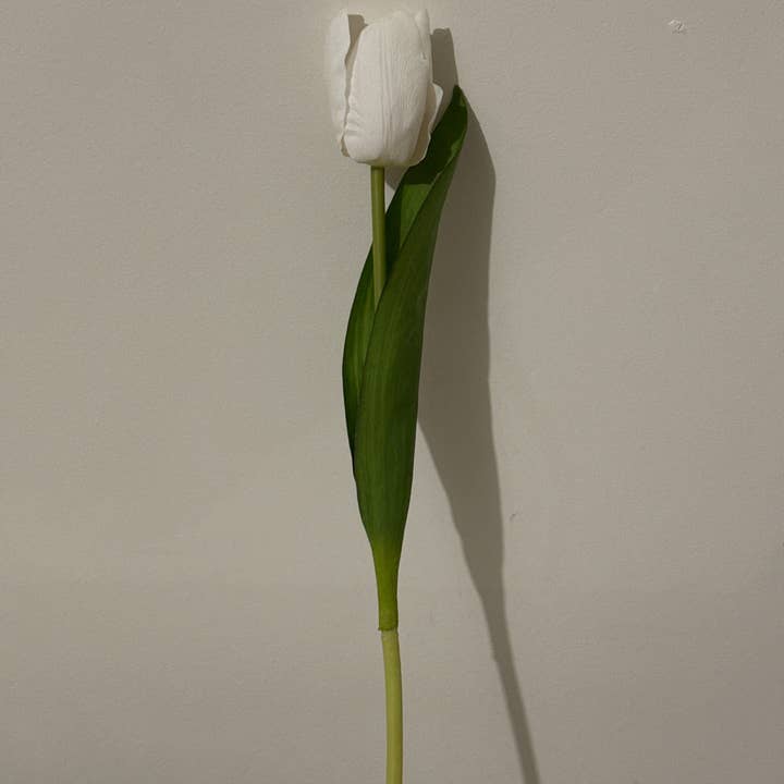 Real Touch White Tulip