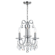 OTHELLO 3 LT POLISHED CHROME MINI CHANDELIER