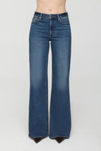 Vivian Blue Depths Mid Rise Wide Leg Jean