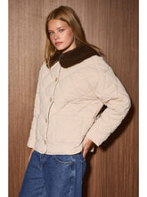 Quilted Jacket with Detachable Fur