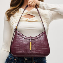 Judith Wine Shoulder Bag