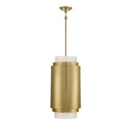 Beacon 3-Light Pendant, Burnished Brass