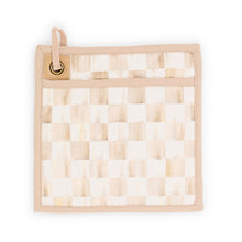 Mocha Check Potholder