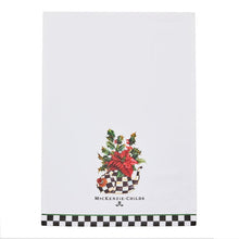 Poinsettia Tea Kettle Dish Towel