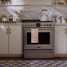 Rosy Check Dish Towel