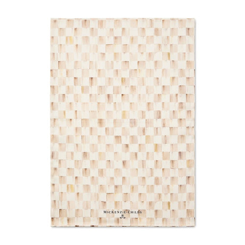 Mocha Check Dish Towel
