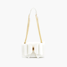 Jane White Overflap Bow Crossbody