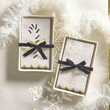 Candy Cane Guest Napkin Ceramic Tray