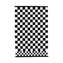 Black Check Hand Towel