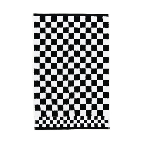 Black Check Hand Towel