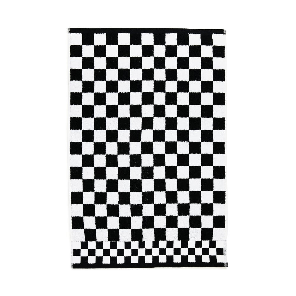Black Check Hand Towel