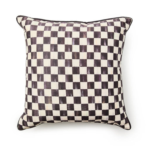 Courtly Check Printed Outdoor Pillow