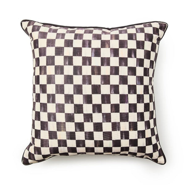 Courtly Check Printed Outdoor Pillow