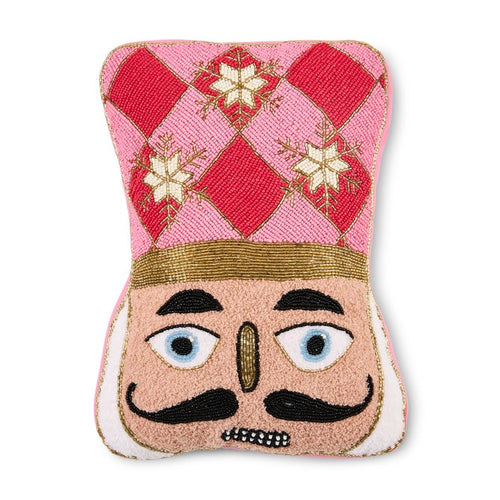 Nutcracker Shaped Throw Pillow