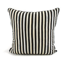 Courtly Check Black Sash Throw Pillow