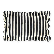 Courtly Check Reversible Scalloped Lumber Throw Pillow
