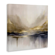 Abstract Gold Meadow 17x17