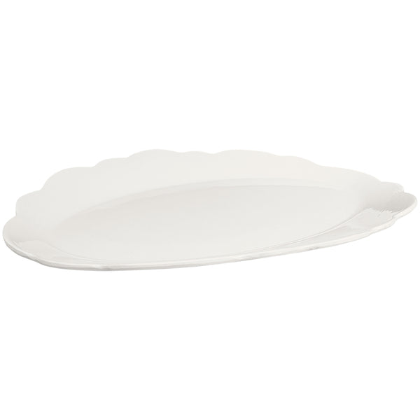 Scalloped Serving Oval