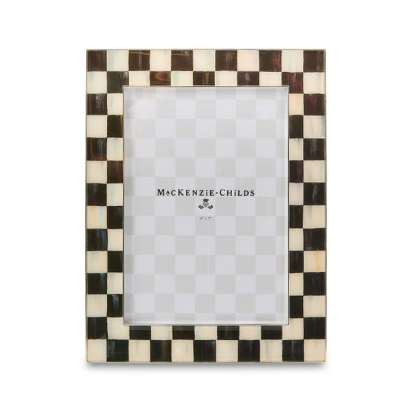 Courtly Check Silver Plated 5x7 Frame