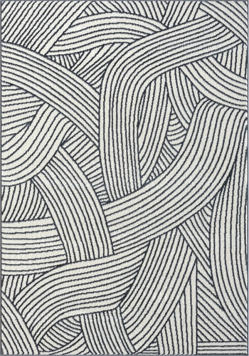 NUEVO MODERN LINED RUG 6'X9'