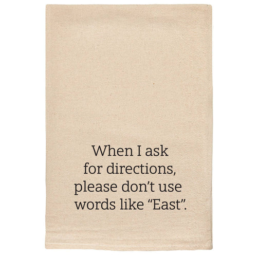 Ask For Directions Kitchen Towel