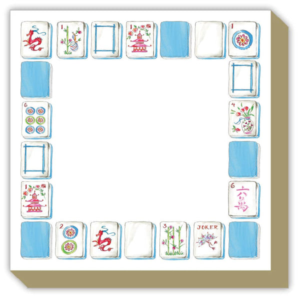 Mahjong Tiles Luxe Notepad