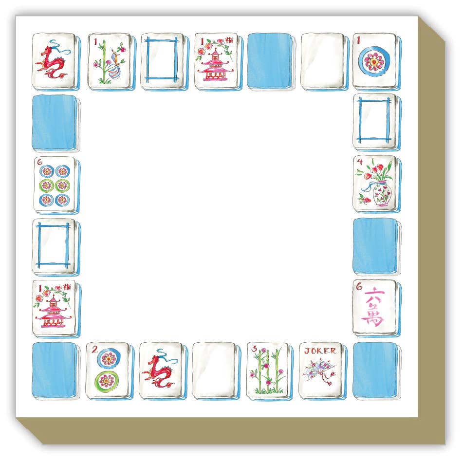 Mahjong Tiles Luxe Notepad